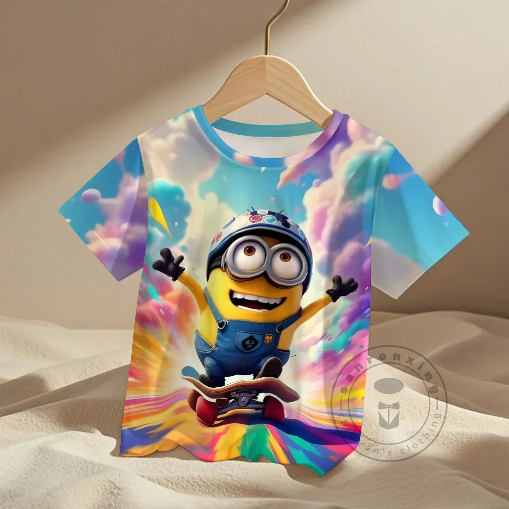 Kids Boys Girl O Collar T-shirt Minions 3D Printed Short Sleeve T-shirt Kids Fashion Street Wear Summer Top Cloth
Kids Boys Girl O Collar T-shirt Minions 3D Printed Short Sleeve T-shirt Kids Fashion Street Wear Summer Top Cloth