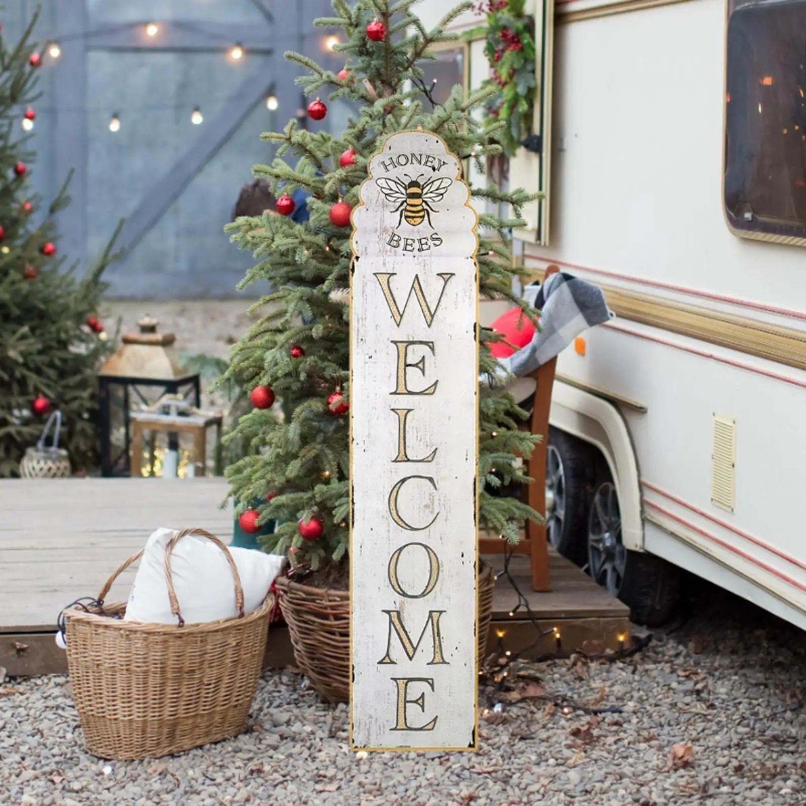 Vertical Porch Standing Sign Outdoor Entrance Decoration Wooden Welcome Sign
Vertical Porch Standing Sign Outdoor Entrance Decoration Wooden Welcome Sign