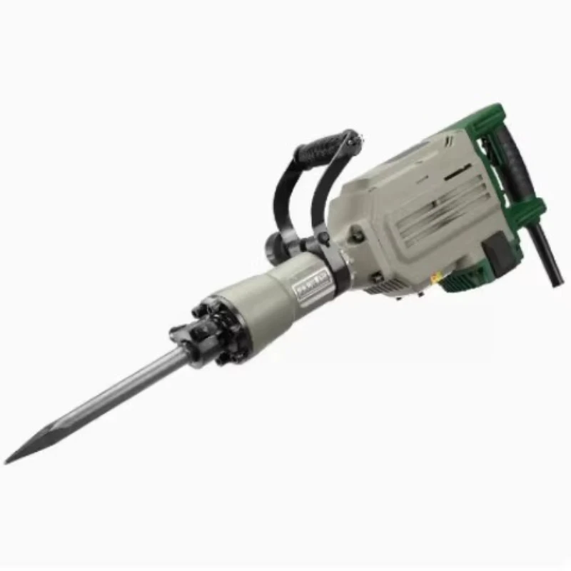 Electric pickaxe industrial grade heavy-duty high-power 65 breaking and slotting broken concrete electric hammer
Electric pickaxe industrial grade heavy-duty high-power 65 breaking and slotting broken concrete electric hammer