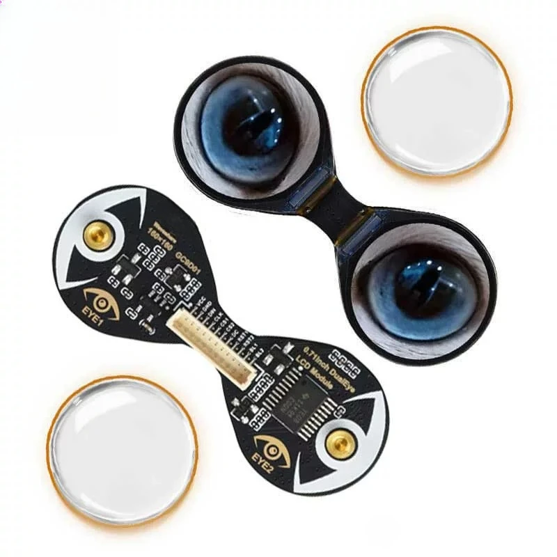 Electronic eye 0.71 inch 1.28 round development board LCD display toy doll ESP32-S3 Xiaozhi AI
Electronic eye 0.71 inch 1.28 round development board LCD display toy doll ESP32-S3 Xiaozhi AI