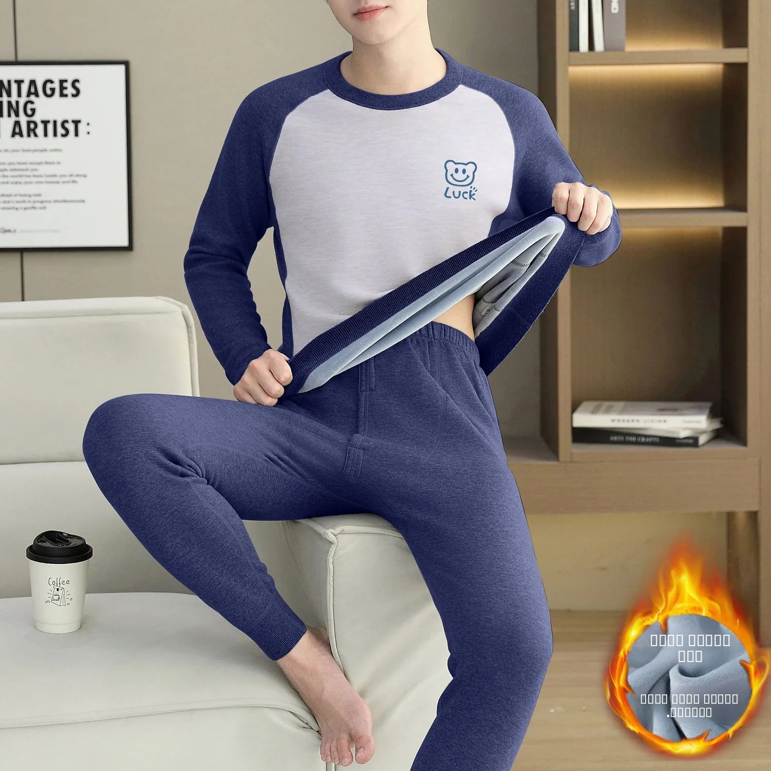 Thiened Fce Warm Underwear Set for Boys Teens Students Long Sve Long Pants Base irt Winter Thermal Clothing Set
Thiened Fce Warm Underwear Set for Boys Teens Students Long Sve Long Pants Base irt Winter Thermal Clothing Set