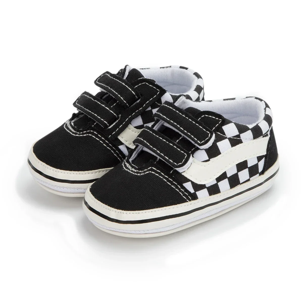 Meckior Baby Boy Girl Shoes Canvas Sneakers Non-slip Rubber Sole Plaid Streaks First Walkers Infant Baby Unisex Casual Shoes
Meckior Baby Boy Girl Shoes Canvas Sneakers Non-slip Rubber Sole Plaid Streaks First Walkers Infant Baby Unisex Casual Shoes