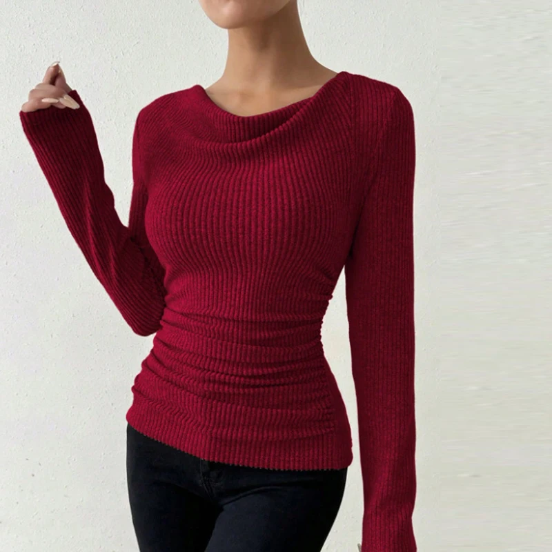 Autumn Winter Basic Tops Women Long Sleeve Knitted Sweater Fashion Jumper Y2k Shirt Women Slim Blouses
Autumn Winter Basic Tops Women Long Sleeve Knitted Sweater Fashion Jumper Y2k Shirt Women Slim Blouses