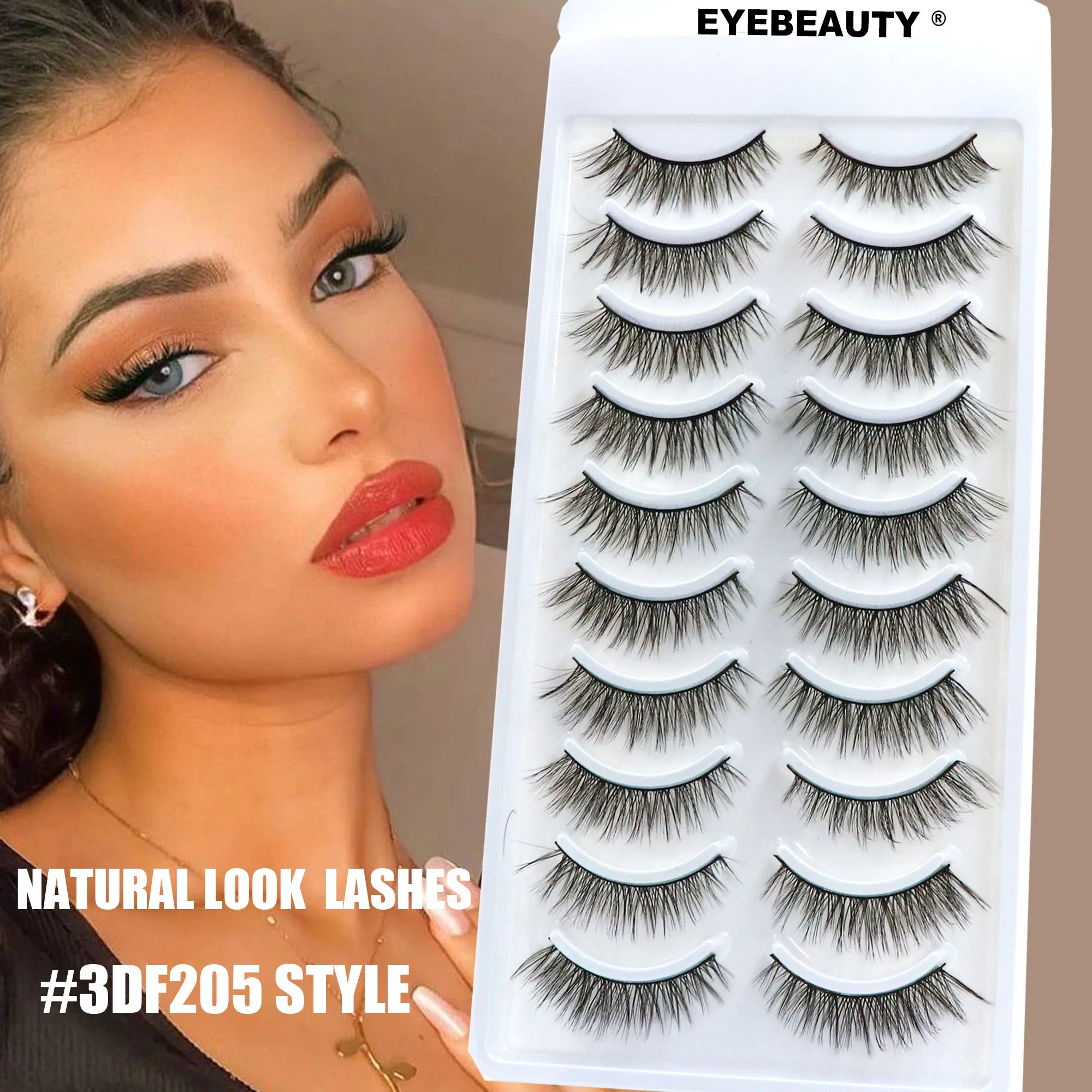 NEW 10/5 Pairs Natural Long False Eyelashes Makeup 3d Mink Lashes Extension Eyelash Fake Lashes Soft Mink Eyelashes for Beauty
NEW 10/5 Pairs Natural Long False Eyelashes Makeup 3d Mink Lashes Extension Eyelash Fake Lashes Soft Mink Eyelashes for Beauty
