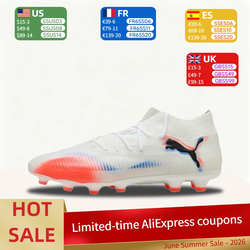 Puma Future 8 MG Simple,Comfortable, Durable, and Versatile Casual and Training Soccer Shoes for Men and Women – White 108591-01
Puma Future 8 MG Simple,Comfortable, Durable, and Versatile Casual and Training Soccer Shoes for Men and Women – White 108591-01