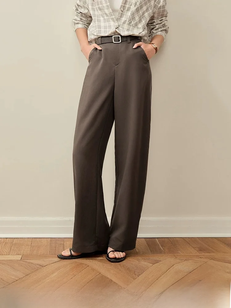 Slimming Effect Casual Pants High Waist Wide Leg Loose Drapey Knife Pants Long Pants Self Smart 25ZQ92308
Slimming Effect Casual Pants High Waist Wide Leg Loose Drapey Knife Pants Long Pants Self Smart 25ZQ92308