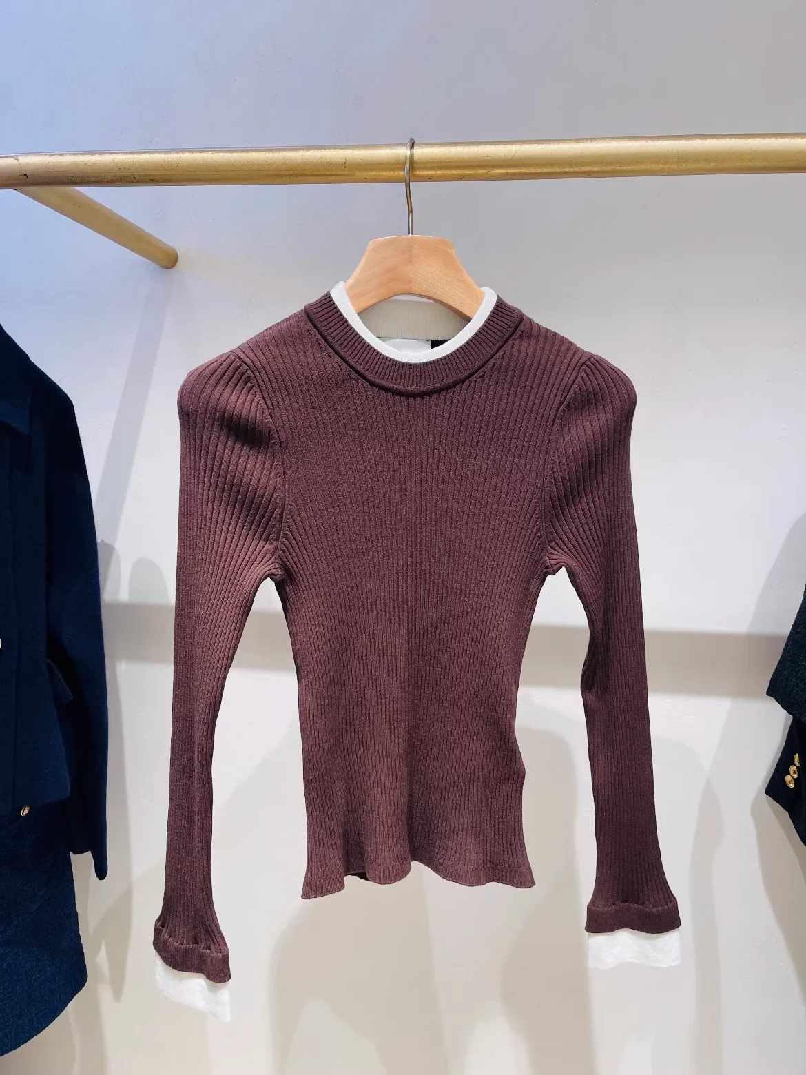 Heidd ey Коричневый облегающий эластичный вязаный топ, базовый слой, осенне-зимний женский модный круглый трикотаж из смеси хлопка Ne
Heidd ey Коричневый облегающий эластичный вязаный топ, базовый слой, осенне-зимний женский модный круглый трикотаж из смеси хлопка Ne