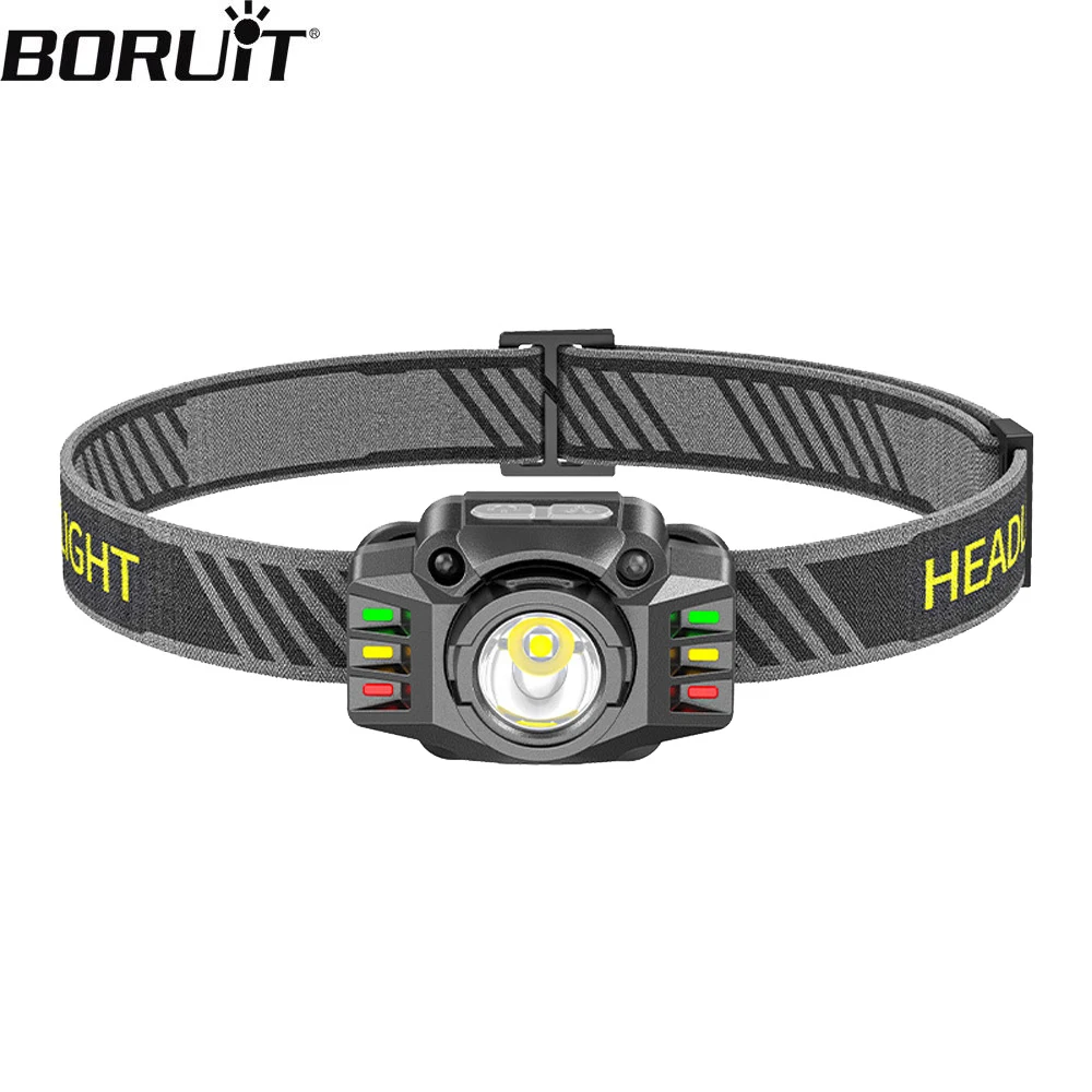 BORUiT Small Motion Sensor LED Headlamp 300LM USB C Rechargeable Headlight 4 Lighting Modes Modes Camping Hiking Fishing Lantern
BORUiT Small Motion Sensor LED Headlamp 300LM USB C Rechargeable Headlight 4 Lighting Modes Modes Camping Hiking Fishing Lantern