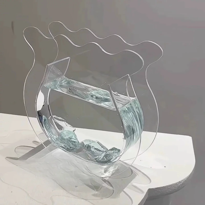 Fish tank vase ornament landscaping creative living room dining table table decoration
Fish tank vase ornament landscaping creative living room dining table table decoration