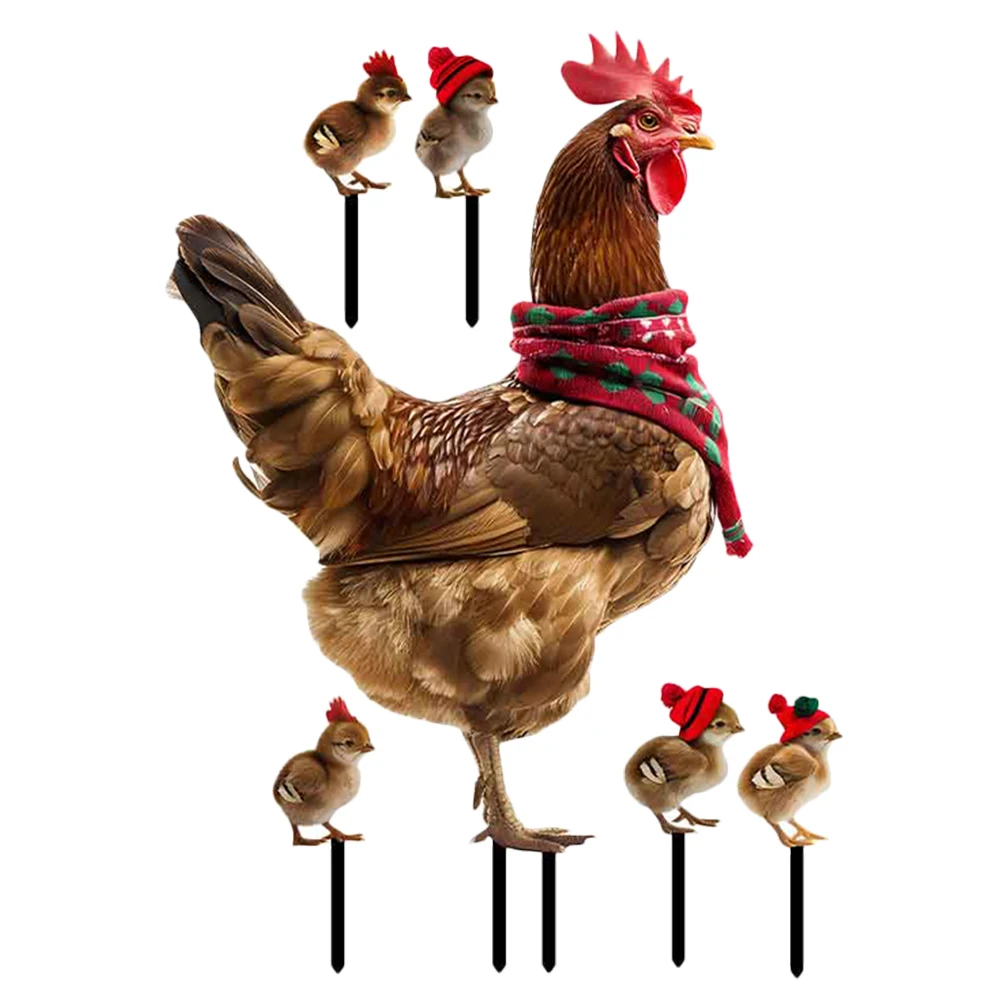 1 set Wrought Iron Garden Decoration Chicken Stake Yard Sign Double Sided Realistic Shape Lawn nament Garden Chicken for Outdoor
1 set Wrought Iron Garden Decoration Chicken Stake Yard Sign Double Sided Realistic Shape Lawn nament Garden Chicken for Outdoor
