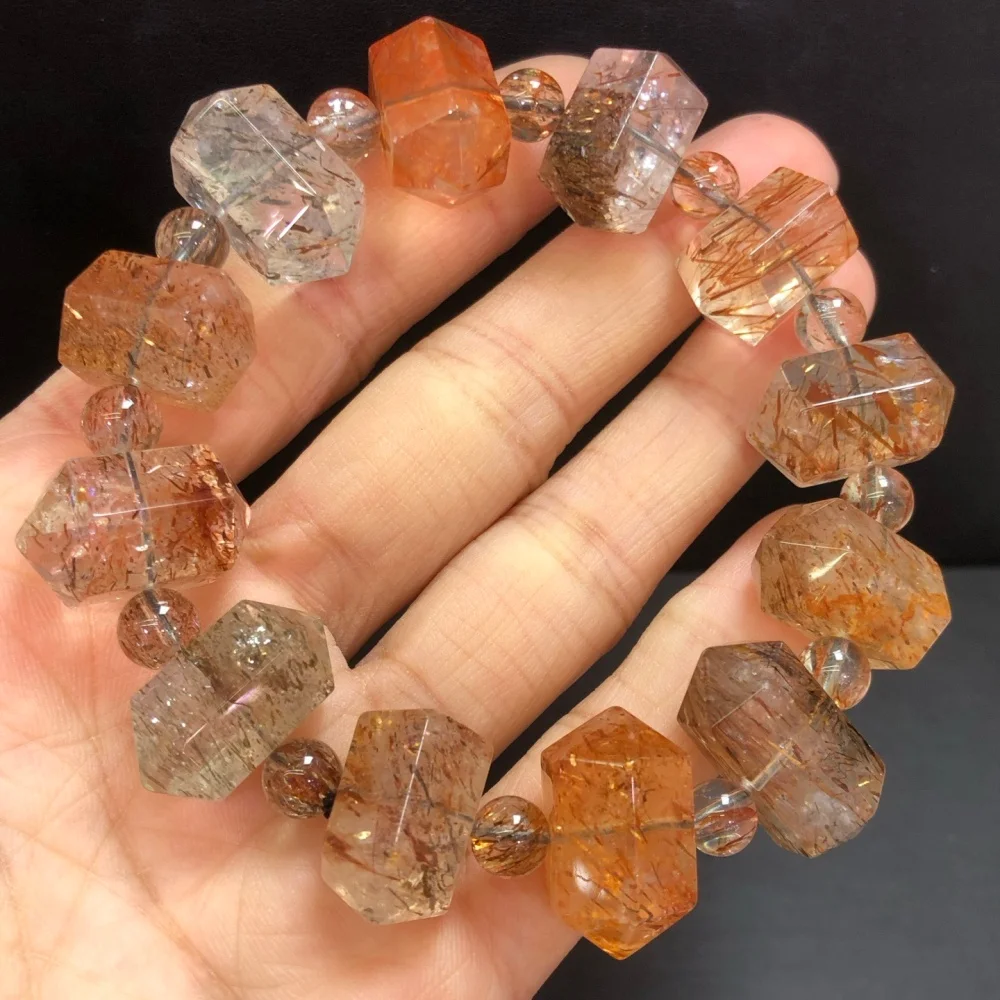 Natural Black Gold Super Seven Quartz Two Point Bracelet Handmade Rope Luxury Jewelry Energy Healing Gift 1PCS
Natural Black Gold Super Seven Quartz Two Point Bracelet Handmade Rope Luxury Jewelry Energy Healing Gift 1PCS