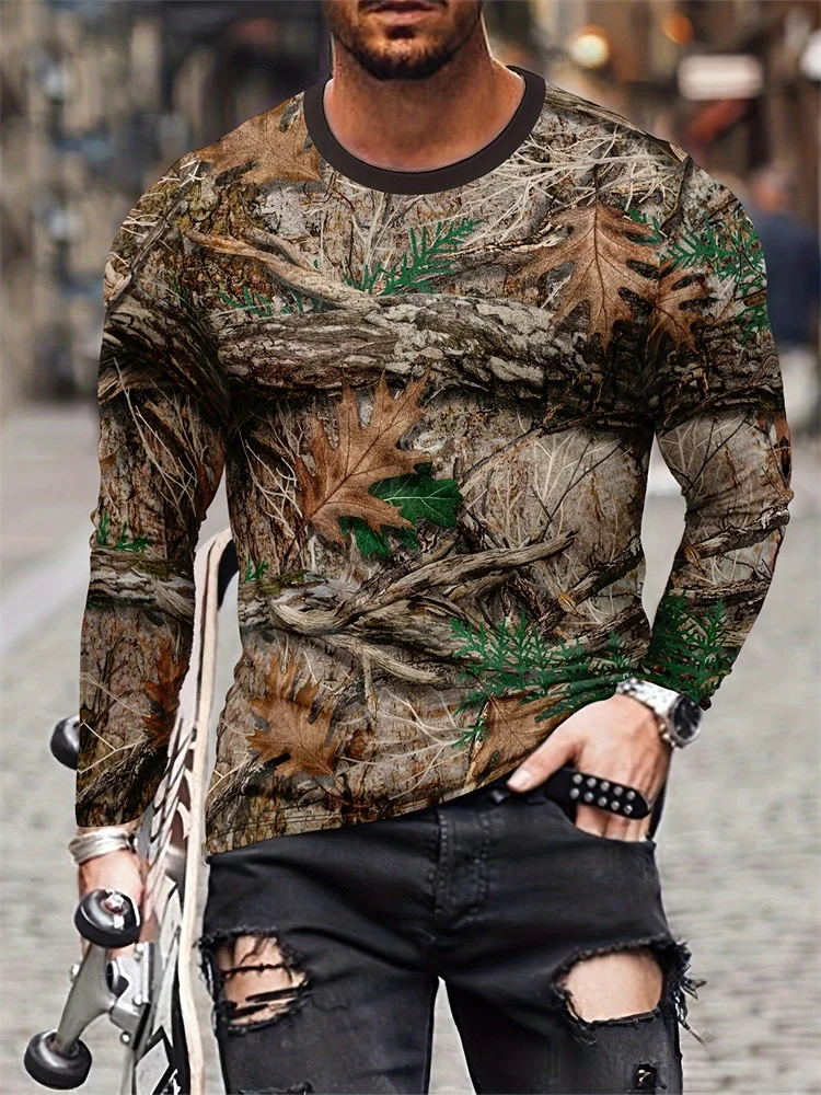 Men's T Shirt 3D Jungle Printed Pattern Top Casual Comfortable Long Sleeve Men's And Women's Fashion Fall And Winter Clothing
Men's T Shirt 3D Jungle Printed Pattern Top Casual Comfortable Long Sleeve Men's And Women's Fashion Fall And Winter Clothing