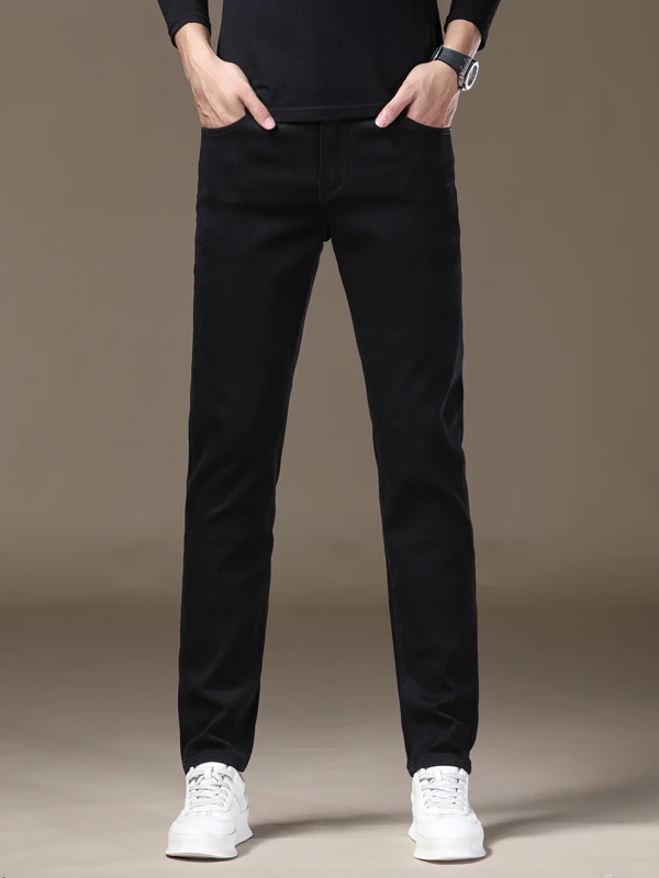 High-End Bla Slim Fit Men's Jeans Spring Autumn Casual Emed Cotton Stretch Denim Youth Outdoor Wear Resistant
High-End Bla Slim Fit Men's Jeans Spring Autumn Casual Emed Cotton Stretch Denim Youth Outdoor Wear Resistant