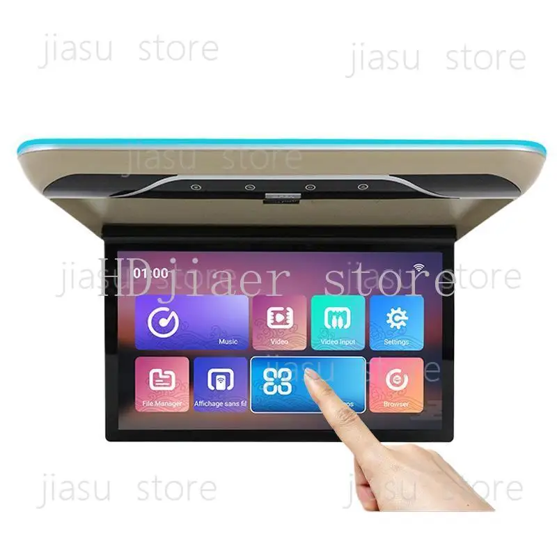 19 inch car high definition ceiling display Android touch display rear entertainment system
19 inch car high definition ceiling display Android touch display rear entertainment system