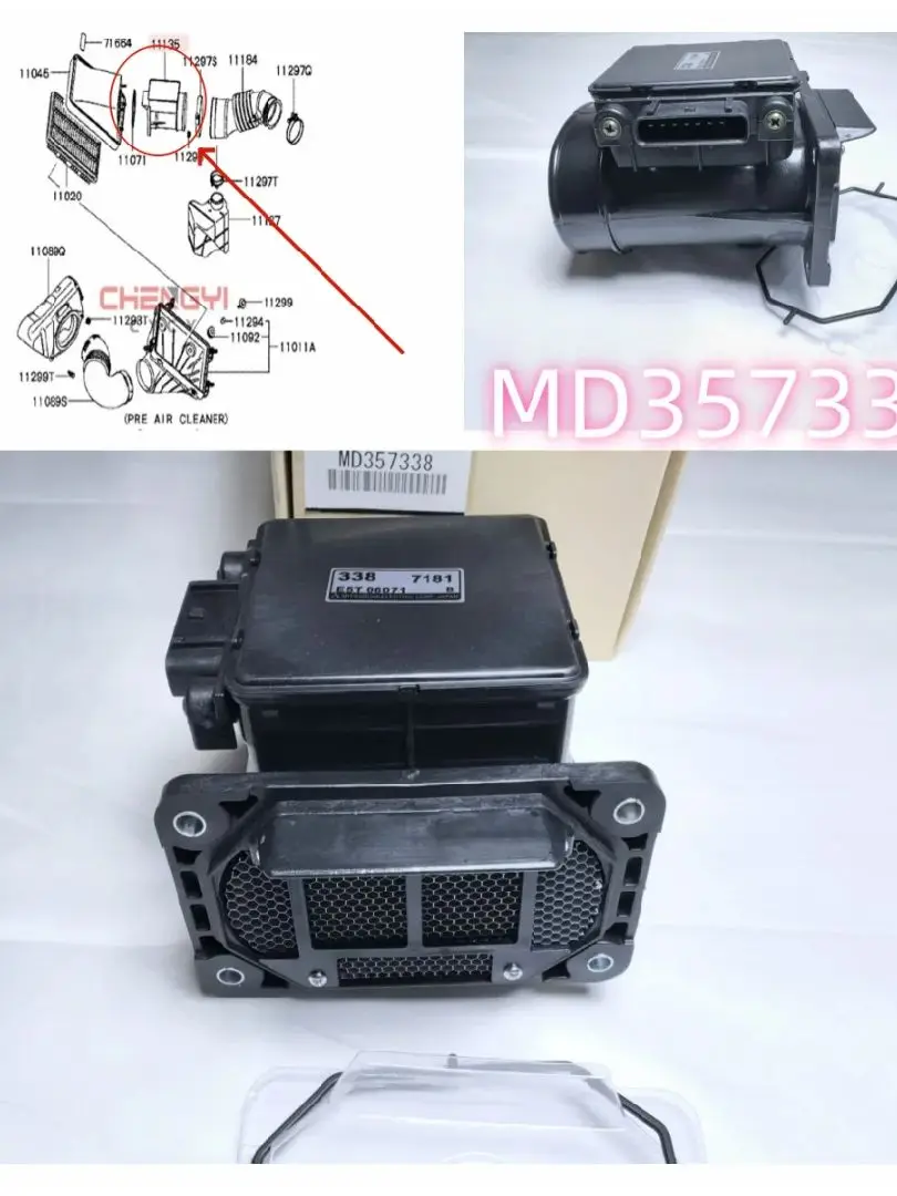 Auto Air Flow Meters MD357338 E5T06071 MAF Sensors For Pajero Montero V23W V31W V33W V43W V45W
Auto Air Flow Meters MD357338 E5T06071 MAF Sensors For Pajero Montero V23W V31W V33W V43W V45W