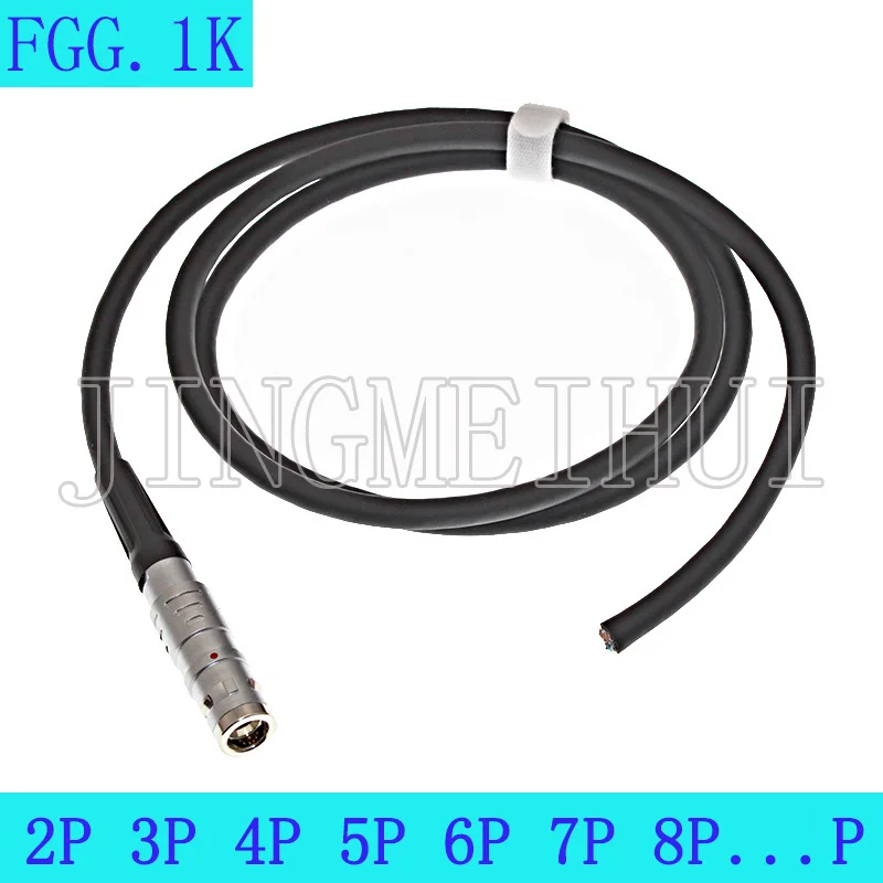FGG.1K 2 3 4 5 6 7 8Pin Waterproof Male Plug Connector Welding Cable For Industrial Camera Audio Video Data Signal Transmission
FGG.1K 2 3 4 5 6 7 8Pin Waterproof Male Plug Connector Welding Cable For Industrial Camera Audio Video Data Signal Transmission
