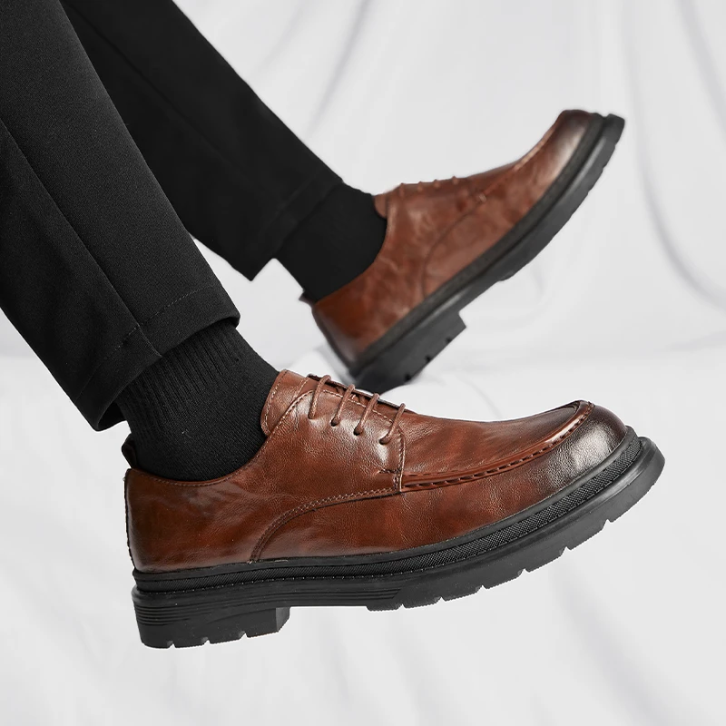 Classic Retro Men Oxfords Shoes Footwear Sneakers Shoes Men Genuine Leather Casual Lace-up Walking Shoes Business Wedding Party
Classic Retro Men Oxfords Shoes Footwear Sneakers Shoes Men Genuine Leather Casual Lace-up Walking Shoes Business Wedding Party