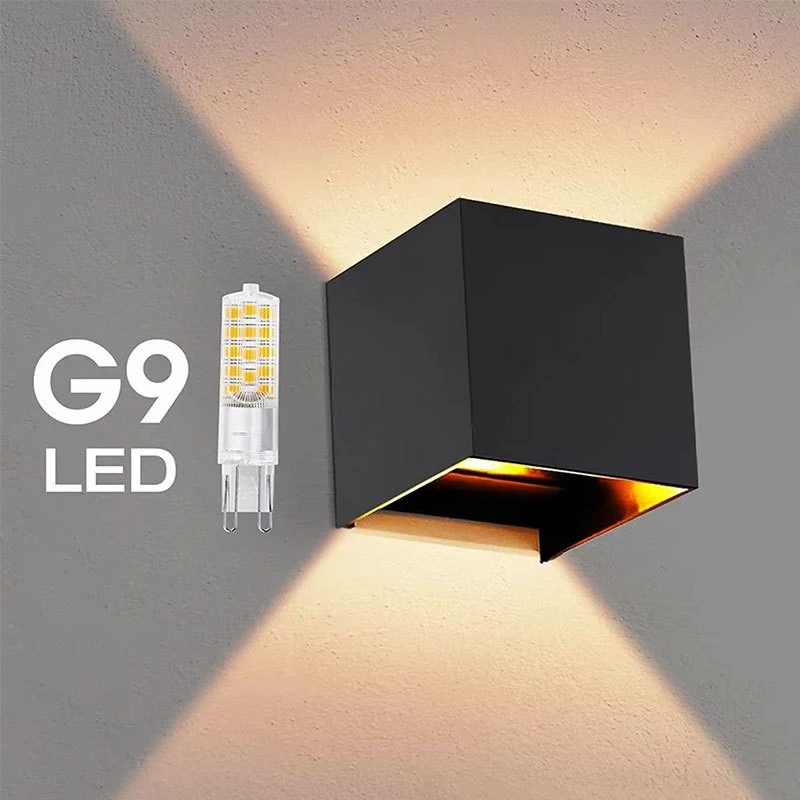9W Outdoor G9 Led Wall Lights Waterproof Porch Garden Decoration Lamp IP65 Home Indoor Bright LED Aluminum Lighting
9W Outdoor G9 Led Wall Lights Waterproof Porch Garden Decoration Lamp IP65 Home Indoor Bright LED Aluminum Lighting