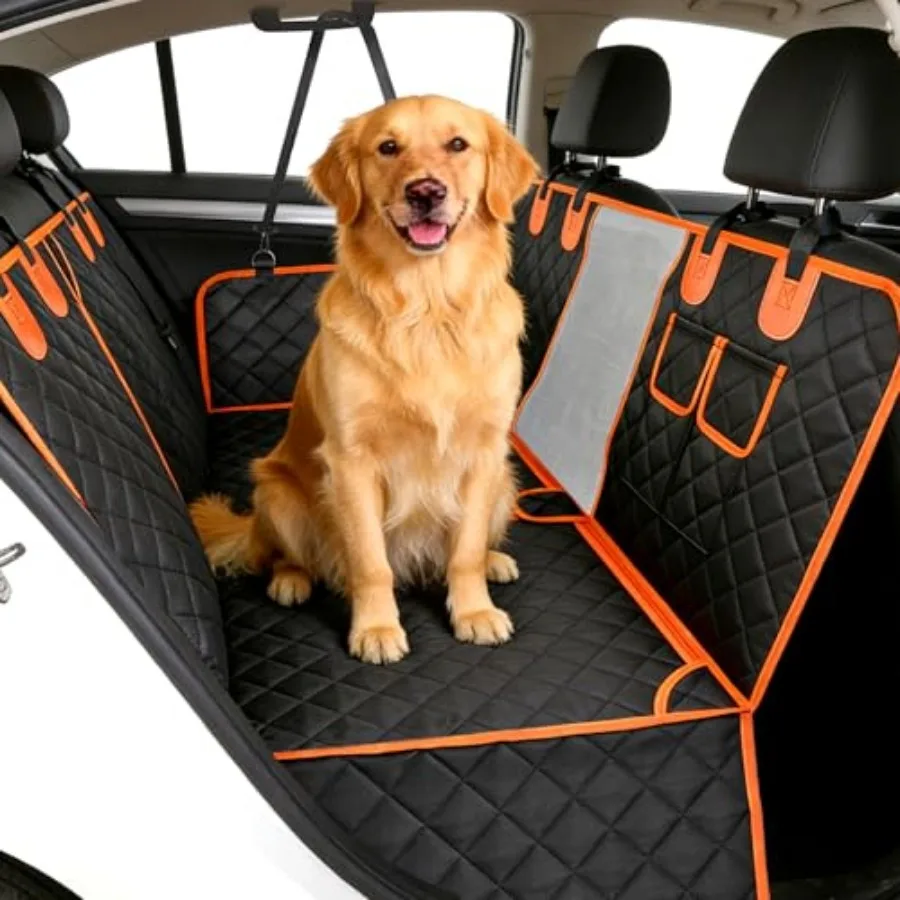 Dog Car Seat Cover for Back Seat, Waterproof Heavy Duty Pet Protector with Hard Bottom Extender, Scratchproof Nonslip Hammock F
Dog Car Seat Cover for Back Seat, Waterproof Heavy Duty Pet Protector with Hard Bottom Extender, Scratchproof Nonslip Hammock F