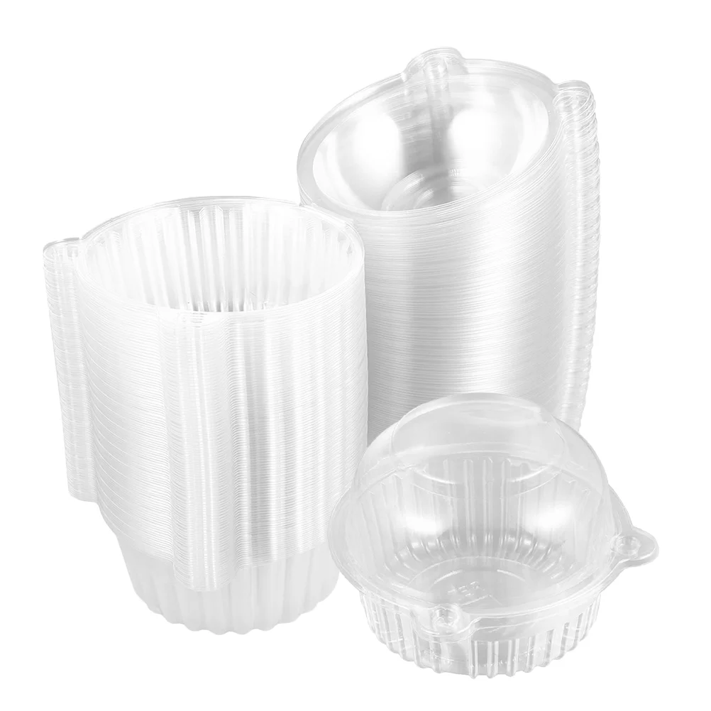 100 Pcs Transparent Cake Box Single Cupcake Boxes Mousse with Cover Macaron Baking Accessories Packing Containers
100 Pcs Transparent Cake Box Single Cupcake Boxes Mousse with Cover Macaron Baking Accessories Packing Containers