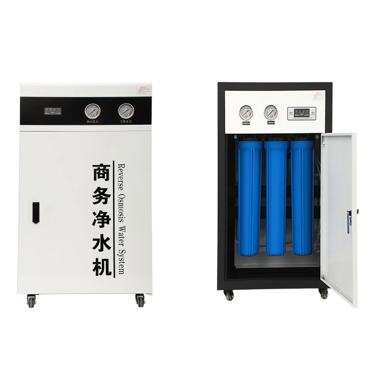 Automatic Flushing 600GPD Commercial Reverse Osmosis Water Filter System for School Hotel Household Use Portable Water Purifier
Automatic Flushing 600GPD Commercial Reverse Osmosis Water Filter System for School Hotel Household Use Portable Water Purifier