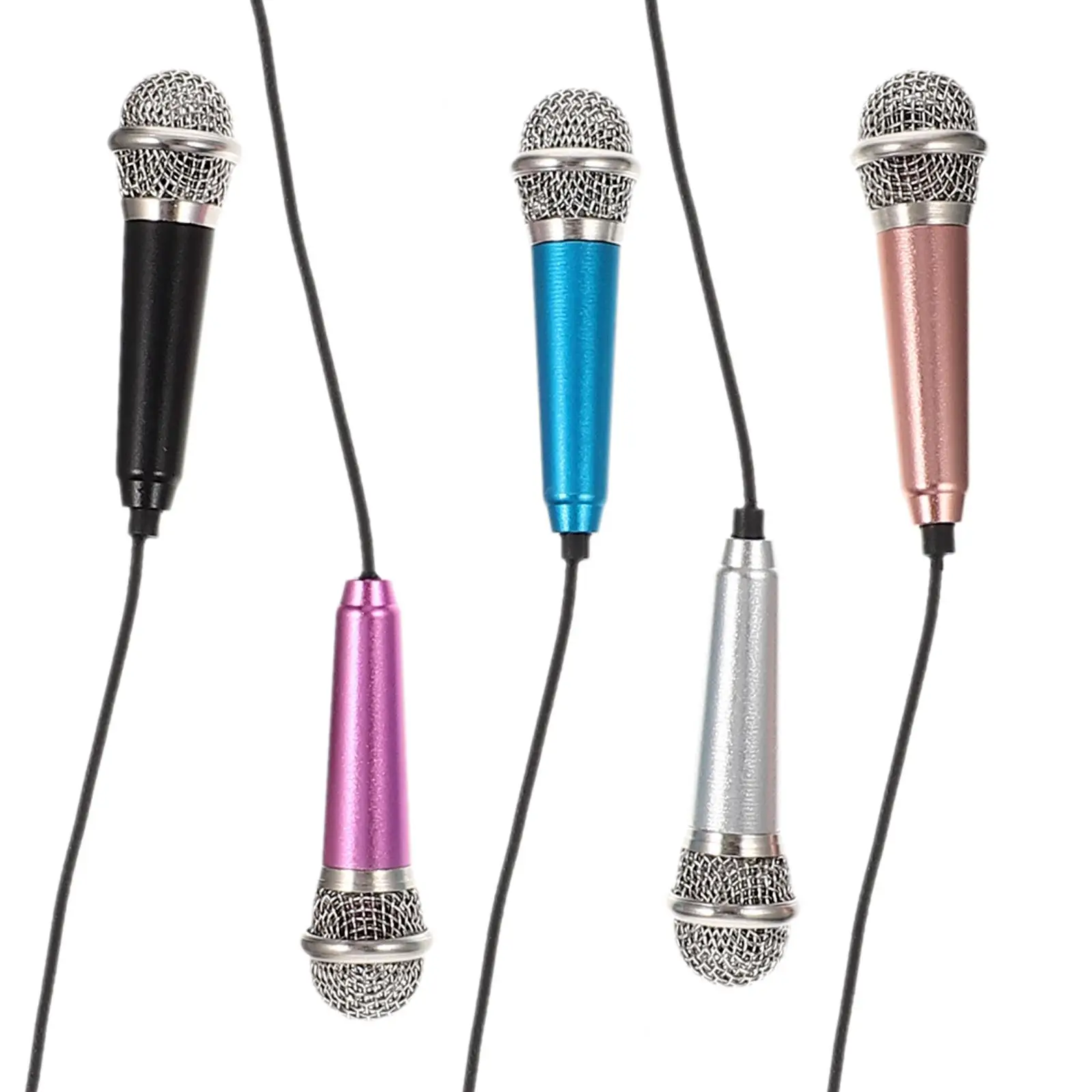 5pcs Mini Microphone for Singing Small Metal Mic Home Phone Recording Live streaming Video Blogging Portable Device
5pcs Mini Microphone for Singing Small Metal Mic Home Phone Recording Live streaming Video Blogging Portable Device
