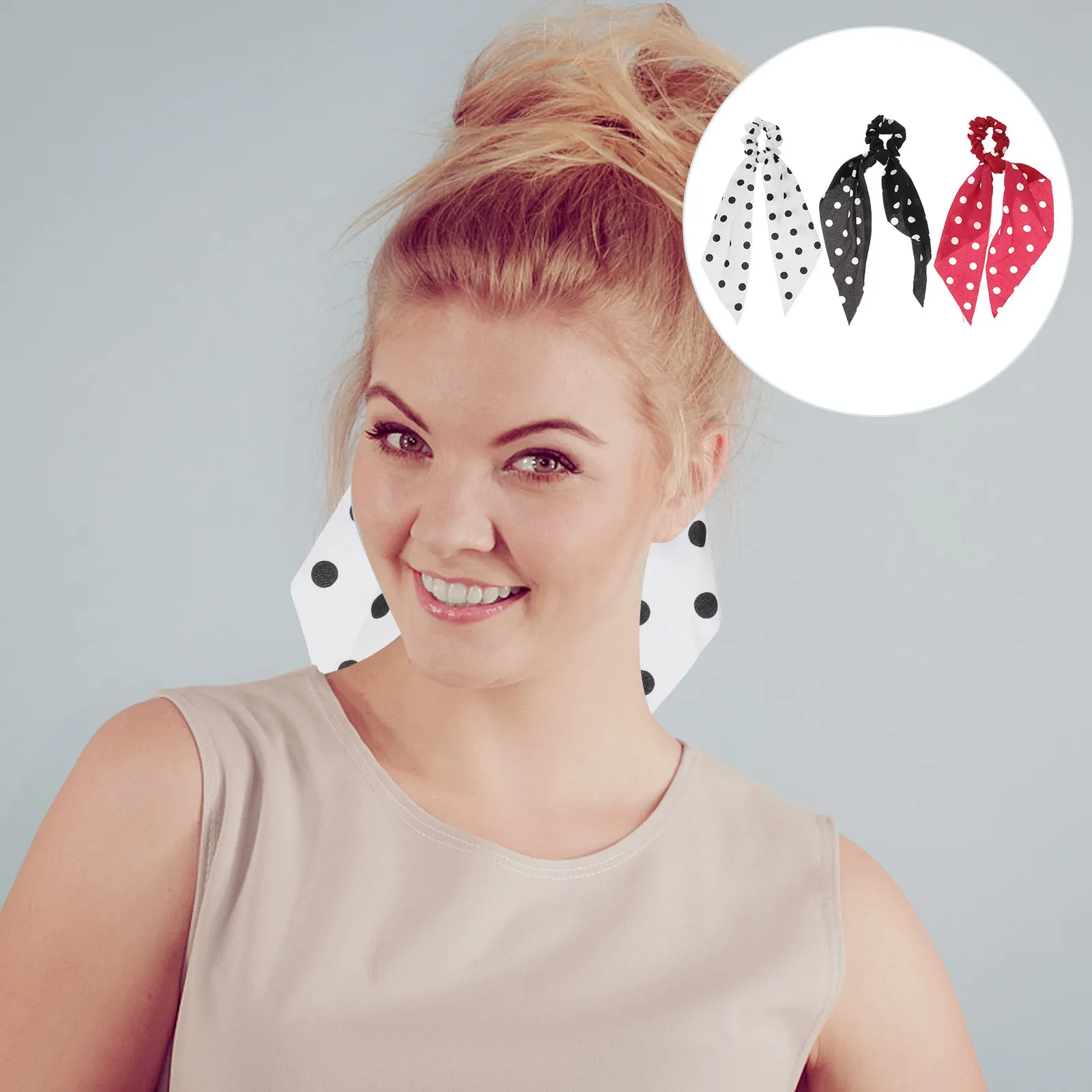 3Pcs Polka Dot Hair Tie Wave Pointed Elastic Stretch Hair Rope Durable Ponytail Holder for Women Girls Gift Ponytail Holder
3Pcs Polka Dot Hair Tie Wave Pointed Elastic Stretch Hair Rope Durable Ponytail Holder for Women Girls Gift Ponytail Holder