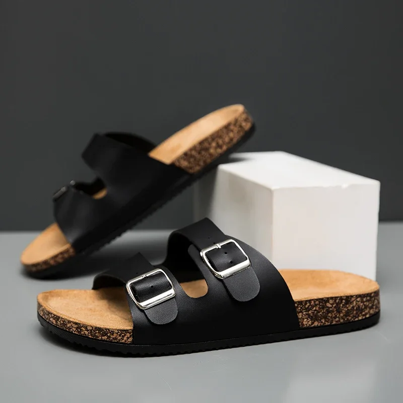 Classic Cork Slides Soft Footbed Casual Summer Beach Sandals Slippers
Classic Cork Slides Soft Footbed Casual Summer Beach Sandals Slippers