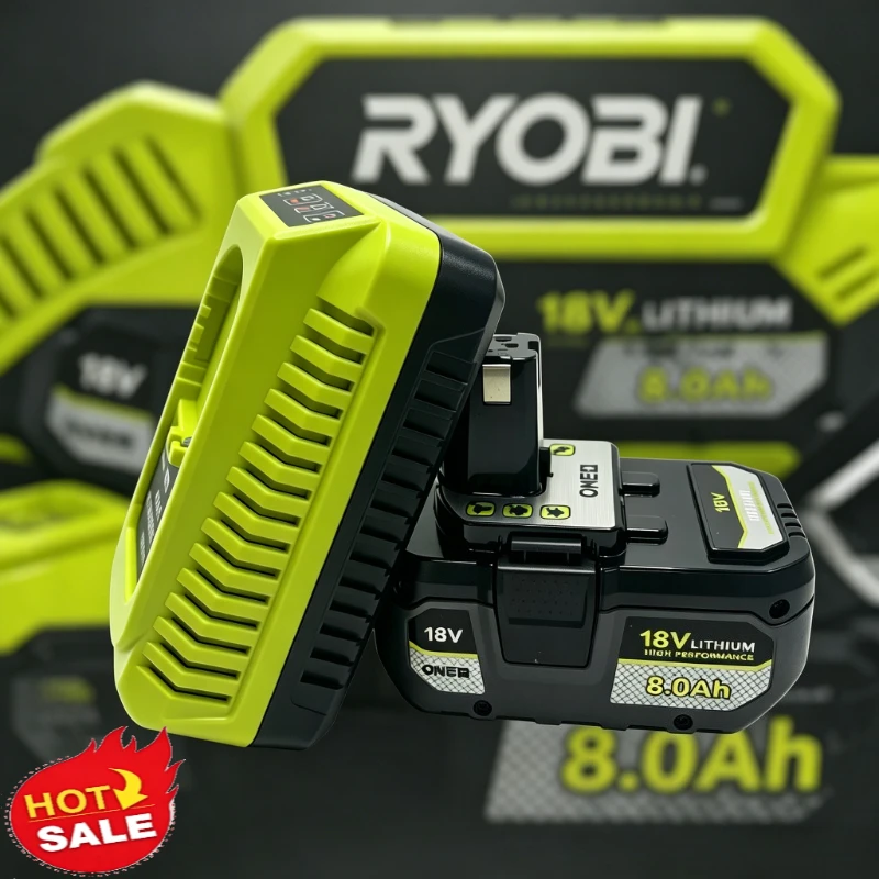 No Memory Effect 18V Lithium Battery Pack for RYOBI ONE+, Available in 4Ah 6Ah 8Ah, Replaces P105 P107 P108 Original Batteries
No Memory Effect 18V Lithium Battery Pack for RYOBI ONE+, Available in 4Ah 6Ah 8Ah, Replaces P105 P107 P108 Original Batteries