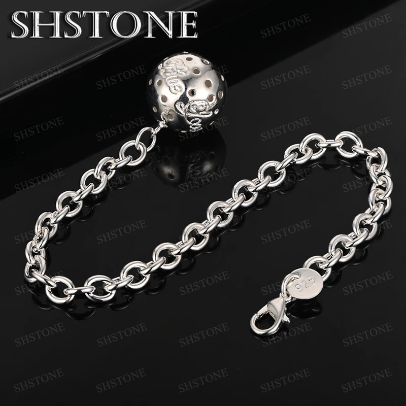 Fashion Trend 925 sterling silver Bracelet For Women Men Engagement Wedding Party Jewelry Gift Silver Accessories Simplicity
Fashion Trend 925 sterling silver Bracelet For Women Men Engagement Wedding Party Jewelry Gift Silver Accessories Simplicity
