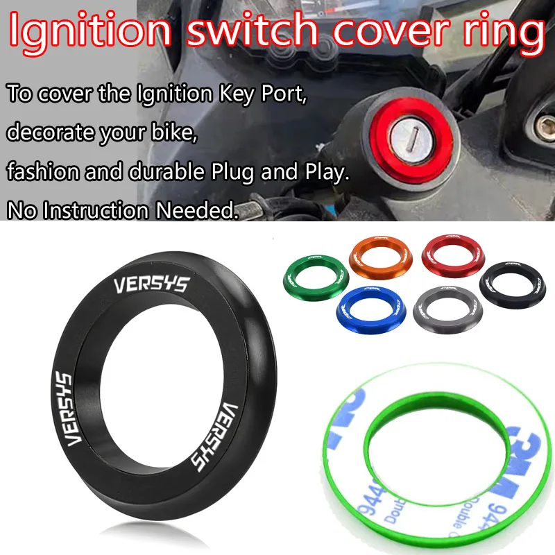 Крышка зажигания мотоцикла, кольцо переключателя ключа с ЧПУ для VSRSYS-X300 Versys 300X2017 2018 2019-2022 +
Крышка зажигания мотоцикла, кольцо переключателя ключа с ЧПУ для VSRSYS-X300 Versys 300X2017 2018 2019-2022 +