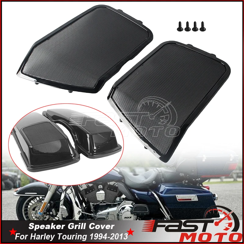 Для Harley Touring CVO Road King FLHR FLHRI FLHRC FLHRCI FLHRS FLHRSI 1994-2013: Нижние решетки-накладки на динамики для крышек боковых кофров, 6x9 дюймов
Для Harley Touring CVO Road King FLHR FLHRI FLHRC FLHRCI FLHRS FLHRSI 1994-2013: Нижние решетки-накладки на динамики для крышек боковых кофров, 6x9 дюймов