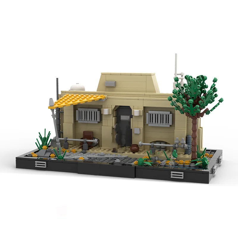 NEW 720PCS MOC (star battle) Din Nevarro Homestead Diorama Collection Valentine's Day Birthday Gift Creative Building Blocks
NEW 720PCS MOC (star battle) Din Nevarro Homestead Diorama Collection Valentine's Day Birthday Gift Creative Building Blocks