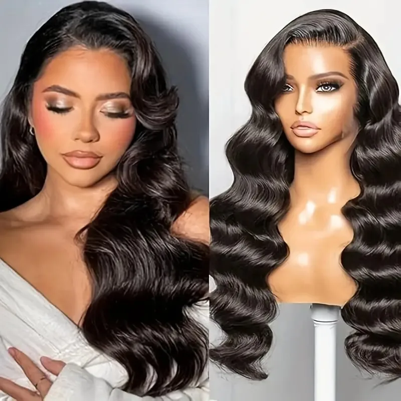 13x6 Lace Frontal Body Wave Human Hair Wigs With Natrual Color Pre Plucked 13x4 HD Transparent Lace Front Wig for Women
13x6 Lace Frontal Body Wave Human Hair Wigs With Natrual Color Pre Plucked 13x4 HD Transparent Lace Front Wig for Women