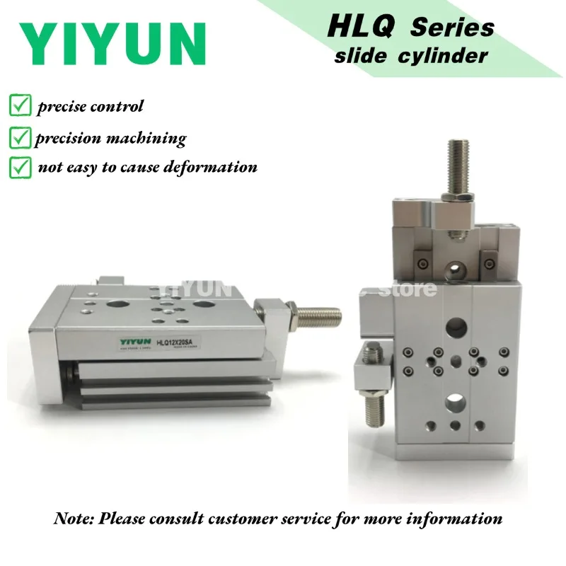 1pc HLQ20X10 HLQ20X20 HLQ20X30 HLQ20X50 HLQ25X10 HLQ25X20 HLQ25X30 HLQ25X50 HLQ25X75-A-B-AS-BS-AF-BF Sliding Cylinder HLQ Series
1pc HLQ20X10 HLQ20X20 HLQ20X30 HLQ20X50 HLQ25X10 HLQ25X20 HLQ25X30 HLQ25X50 HLQ25X75-A-B-AS-BS-AF-BF Sliding Cylinder HLQ Series