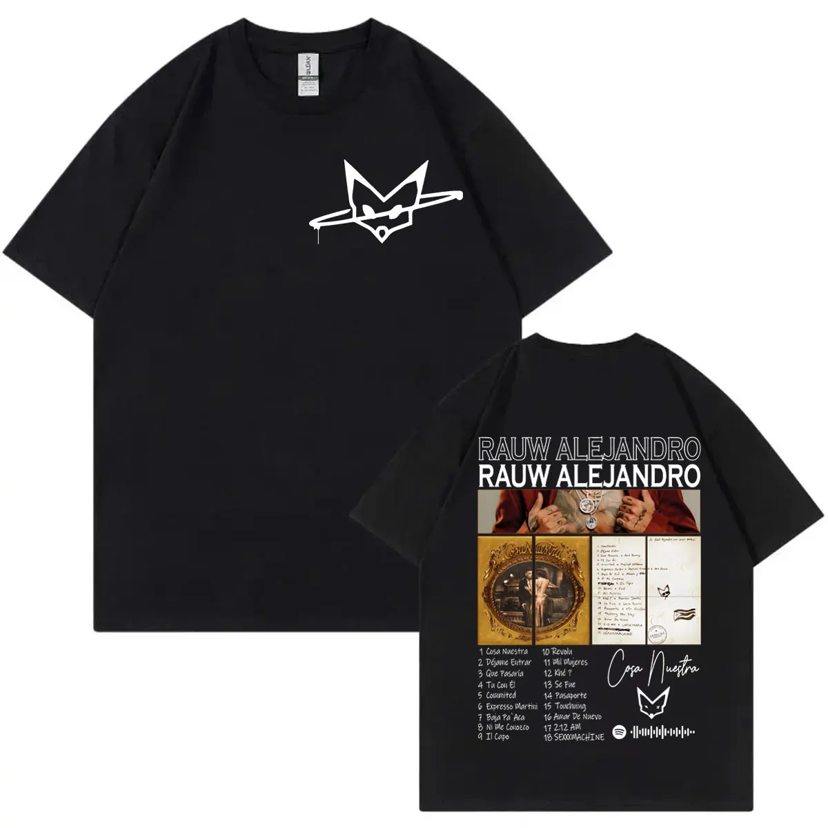 Singer Rauw Alejandro Album Merch T-shirt High Quality Fashion Short Sleeve T-shirts Men Women Casual Oversized Cotton T Shirt
Singer Rauw Alejandro Album Merch T-shirt High Quality Fashion Short Sleeve T-shirts Men Women Casual Oversized Cotton T Shirt