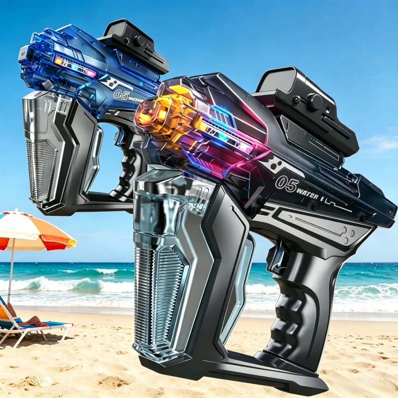 Aldults Children Electric Water Guns Transparent Continuous Shooting Automatic Water Blasters Toy Summer Outdoor Toys for Kids
Aldults Children Electric Water Guns Transparent Continuous Shooting Automatic Water Blasters Toy Summer Outdoor Toys for Kids