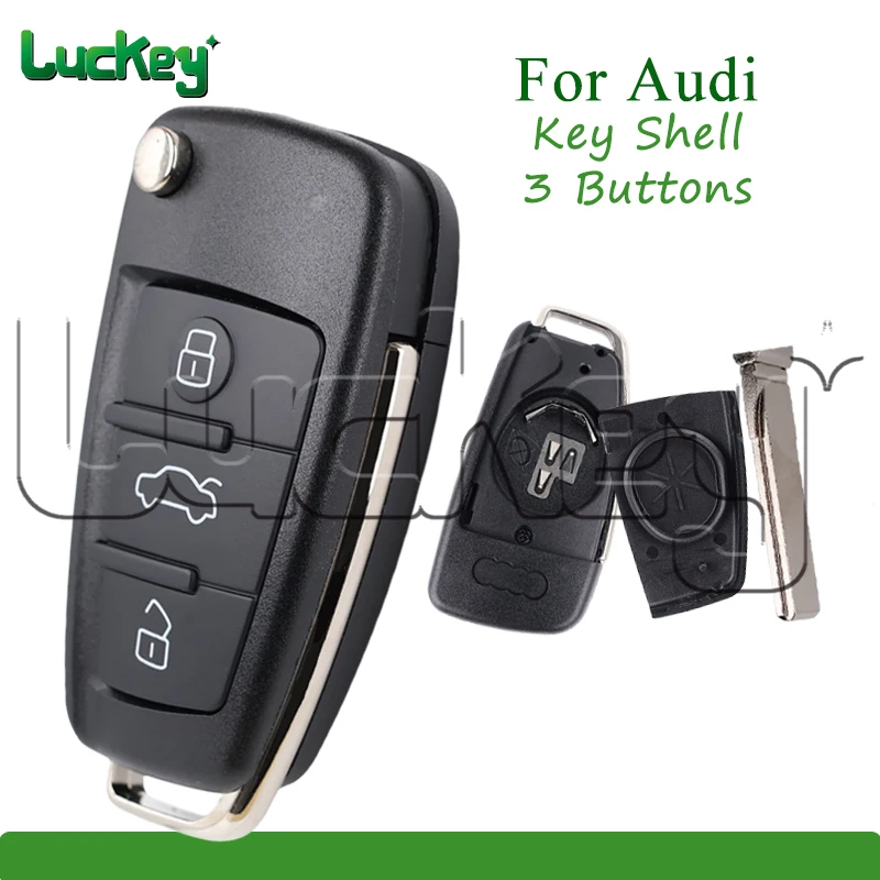 Car Flip Key Shell For Au-di Q7 B7 Q3 A3 TT A2 A8 A6 A6L A4 S5 C5 C6 B6 Replacement Remote Key Folding Fob Case Key 3 Buttons
Car Flip Key Shell For Au-di Q7 B7 Q3 A3 TT A2 A8 A6 A6L A4 S5 C5 C6 B6 Replacement Remote Key Folding Fob Case Key 3 Buttons