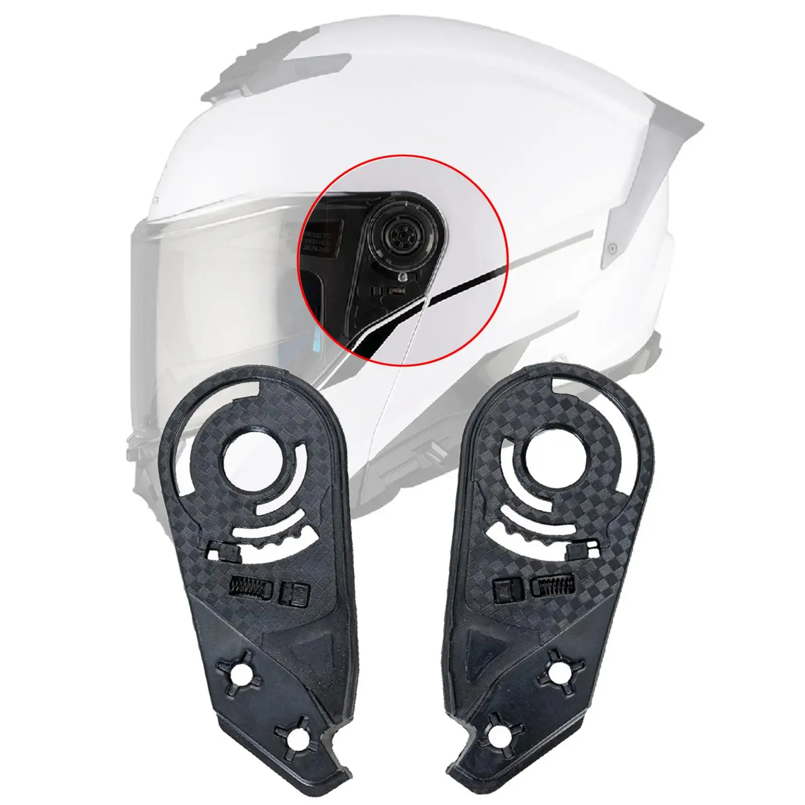 High Strength Motorcycle Helmet Lens Base Repair Part Easy Install Spare Plate for Modular Helmet Upgrade
High Strength Motorcycle Helmet Lens Base Repair Part Easy Install Spare Plate for Modular Helmet Upgrade