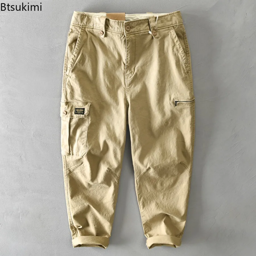 2025 Autumn Winter Men's Cotton Cargo Pants Fashion Multi Pocket Design Casual Baggy Pants Man Joggers Pants Harajuku Streetwear
2025 Autumn Winter Men's Cotton Cargo Pants Fashion Multi Pocket Design Casual Baggy Pants Man Joggers Pants Harajuku Streetwear