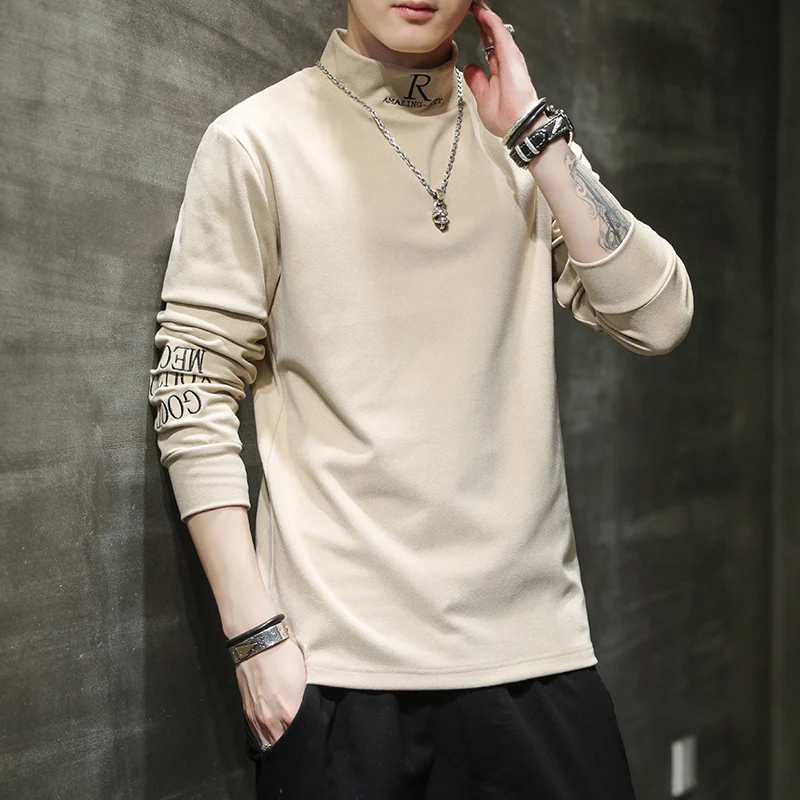 Trendy Long Sve f High Collar Men's Knitwear Embroidered Warm Base irt for Autumn Winter Casual Slim Fit Polyester Sp...
Trendy Long Sve f High Collar Men's Knitwear Embroidered Warm Base irt for Autumn Winter Casual Slim Fit Polyester Sp...