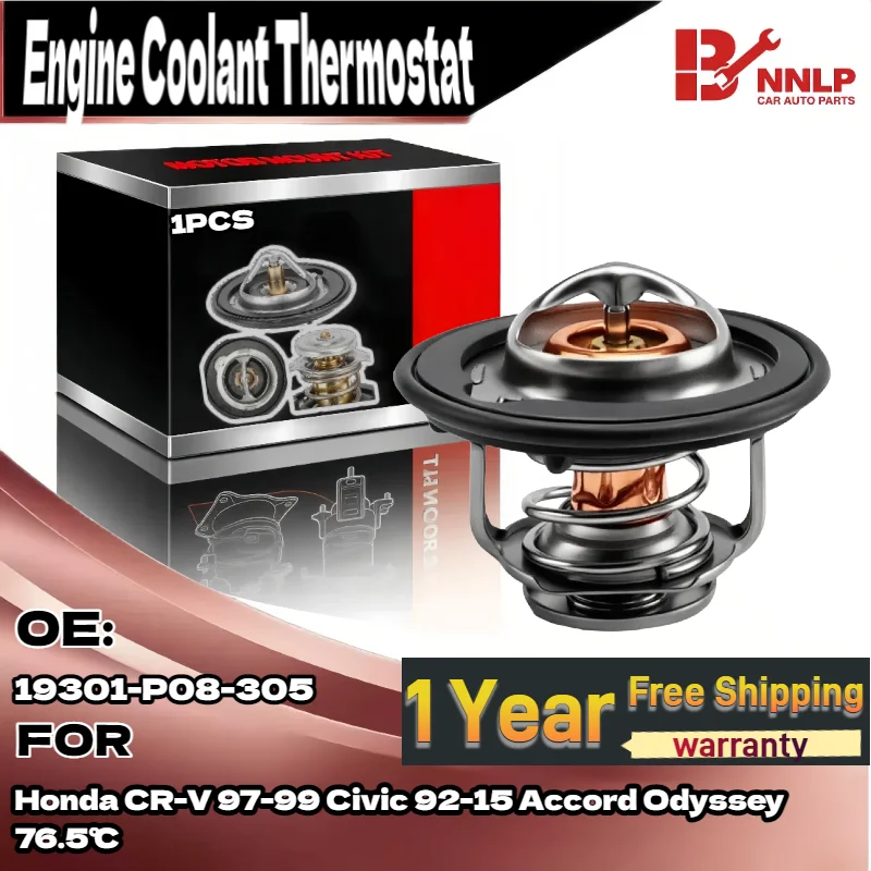 Для термостата охлаждающей жидкости двигателя для Honda CR-V 97-99 Civic 92-15 Accord Odyssey 76,5 ℃ 19301-P08-305
Для термостата охлаждающей жидкости двигателя для Honda CR-V 97-99 Civic 92-15 Accord Odyssey 76,5 ℃ 19301-P08-305
