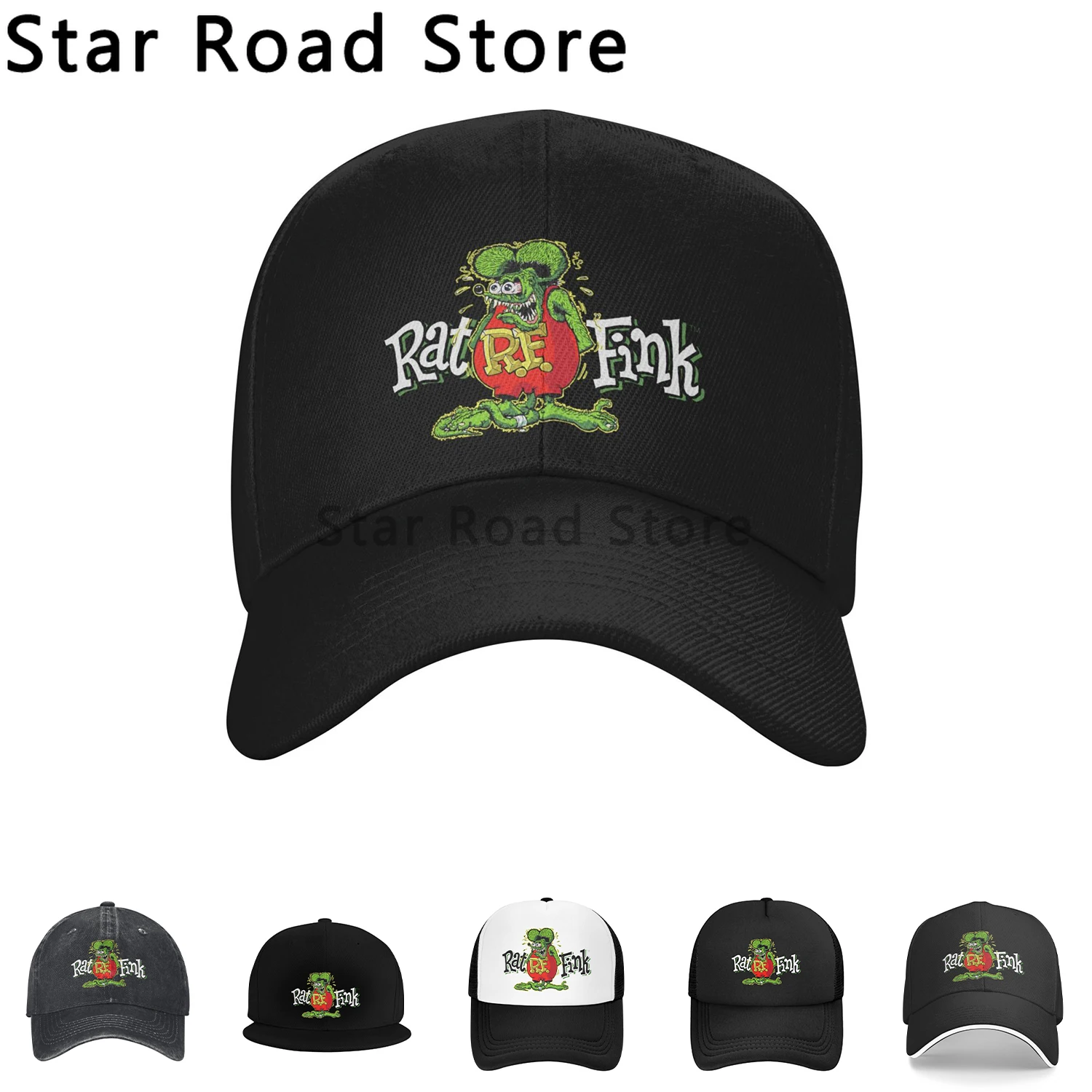 Custom Cotton Anime Cartoon Rat Fink Baseball Cap Outdoor Men Women's Adjustable Dad Hat Summer 2026 New Ariival Cap for Unisex
Custom Cotton Anime Cartoon Rat Fink Baseball Cap Outdoor Men Women's Adjustable Dad Hat Summer 2026 New Ariival Cap for Unisex