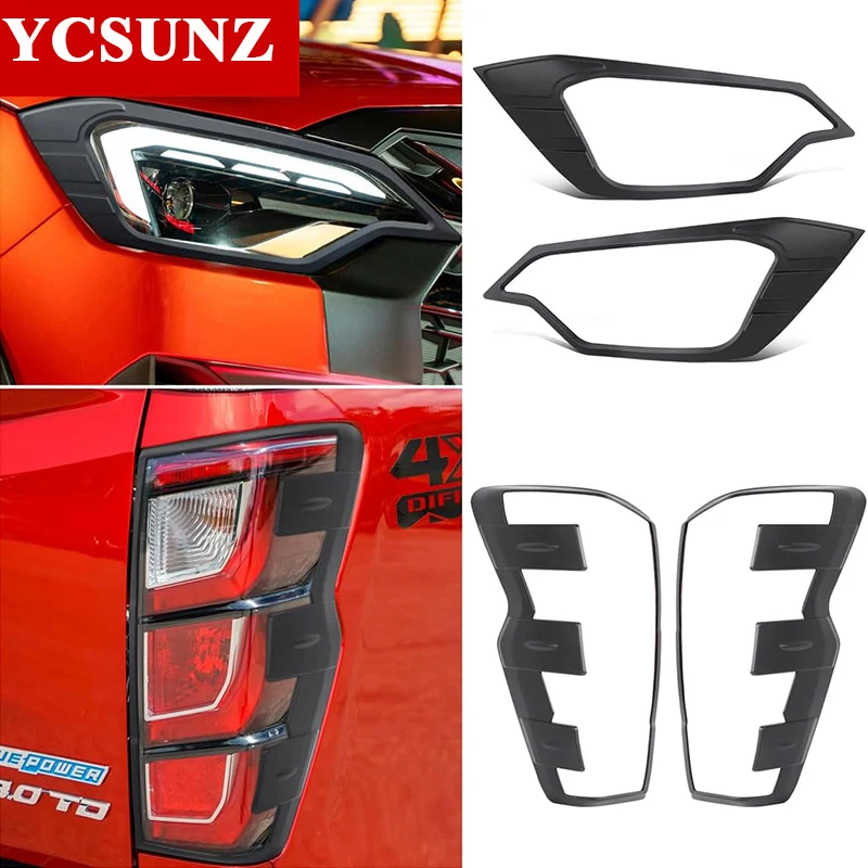 ABS Head Tail Lights Cover Protector Surround For Isuzu D-MAX DMAX 2024 2025 2026 Double Cabin Car Accessories
ABS Head Tail Lights Cover Protector Surround For Isuzu D-MAX DMAX 2024 2025 2026 Double Cabin Car Accessories