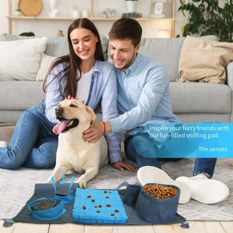 Dog Olfactory Carpet Mat Sniffing Pad Dog Puzzle Slow Feeding Bowl Food Dispenser Carpet Nose Smell Training Washable Dog Toys
Dog Olfactory Carpet Mat Sniffing Pad Dog Puzzle Slow Feeding Bowl Food Dispenser Carpet Nose Smell Training Washable Dog Toys