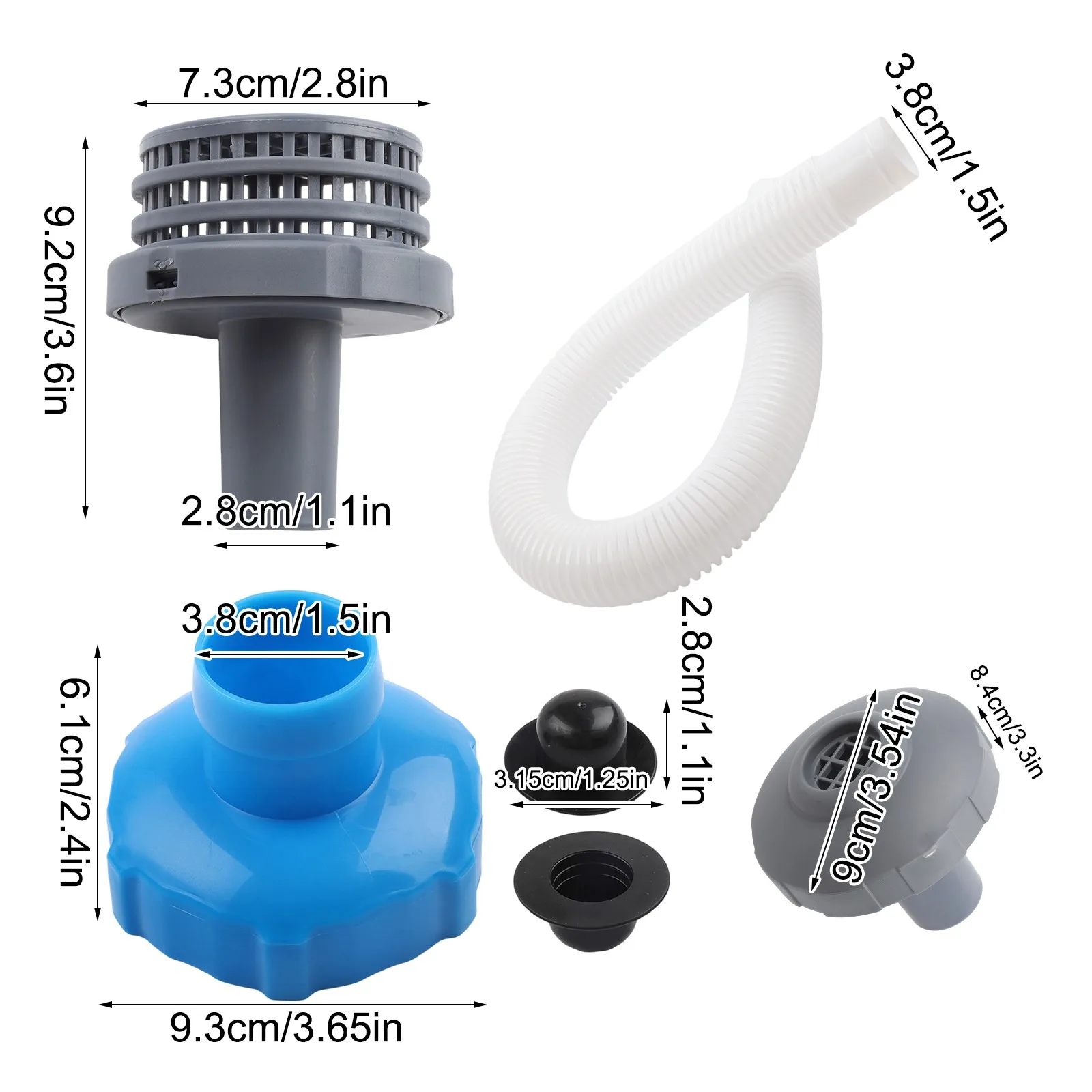 Pool Accessory Kit Pool Inlets Nozzle Convenient Watering High-quality Materials Hygienic Design Long-lasting Stability
Pool Accessory Kit Pool Inlets Nozzle Convenient Watering High-quality Materials Hygienic Design Long-lasting Stability