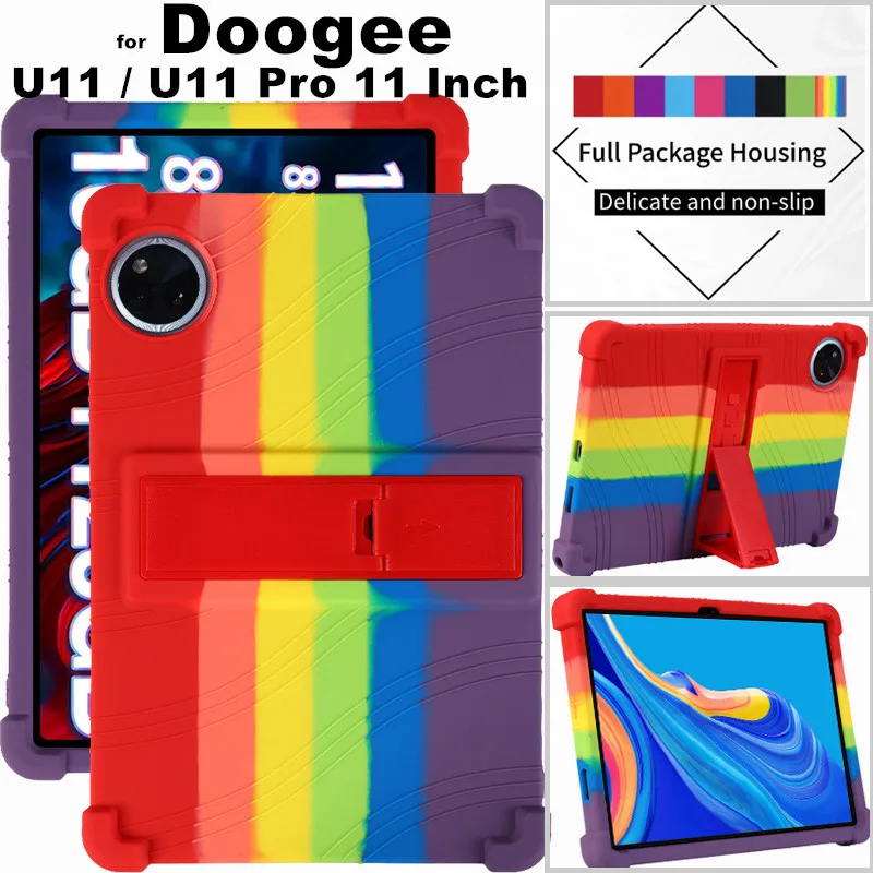 Для DOOGEE U11 11-дюймовый чехол для планшета, супер противоударный мягкий силиконовый защитный чехол-подставка
Для DOOGEE U11 11-дюймовый чехол для планшета, супер противоударный мягкий силиконовый защитный чехол-подставка