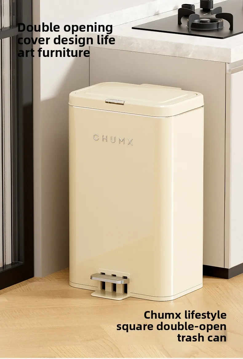 HYS Trash Can Household Premium Large Capacity Living Room Bedroom Bathroom Foot Press Double Open Lid Trash Can
HYS Trash Can Household Premium Large Capacity Living Room Bedroom Bathroom Foot Press Double Open Lid Trash Can