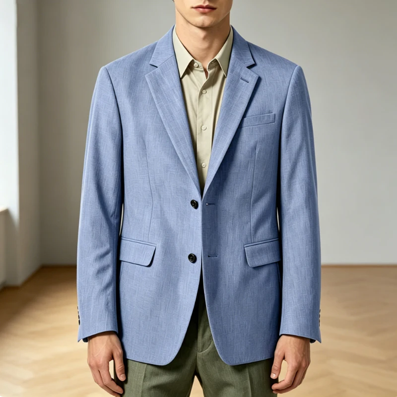 Classic Men's Linen Blazer Notch Lapel 2 Button Slim Fit Lightweight Breathable Suit Jacket Casual Business Daily Wear For Men
Classic Men's Linen Blazer Notch Lapel 2 Button Slim Fit Lightweight Breathable Suit Jacket Casual Business Daily Wear For Men