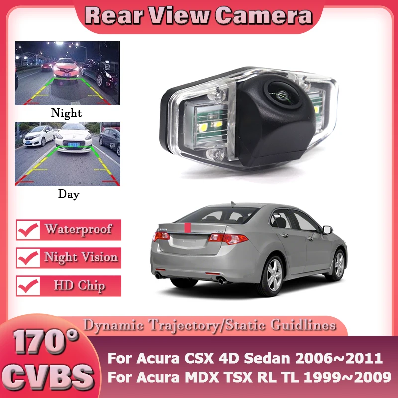 Reversing Reverse Rear Back up View Camera CCD For Acura MDX TSX RL TL 1999~2009 CSX 4D Sedan 2006~2011 Dynamic trajectory
Reversing Reverse Rear Back up View Camera CCD For Acura MDX TSX RL TL 1999~2009 CSX 4D Sedan 2006~2011 Dynamic trajectory